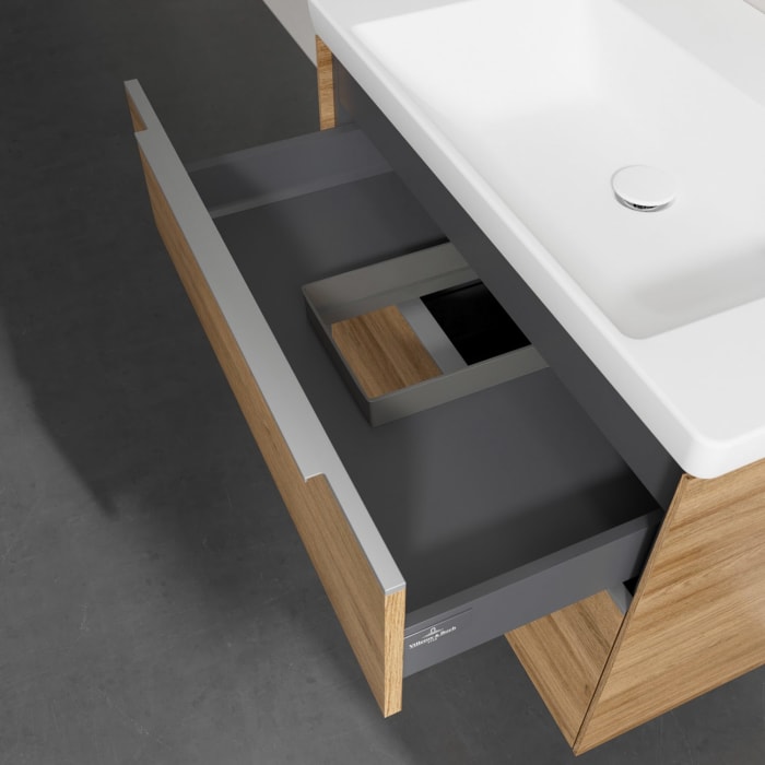 Villeroy & Boch Subway 3.0 Badmöbel-Set 80 cm, 2 Auszüge