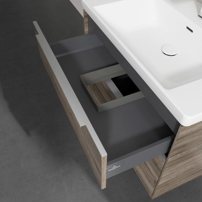 Villeroy & Boch Subway 3.0 Badmöbel-Set 80 cm, 2 Auszüge