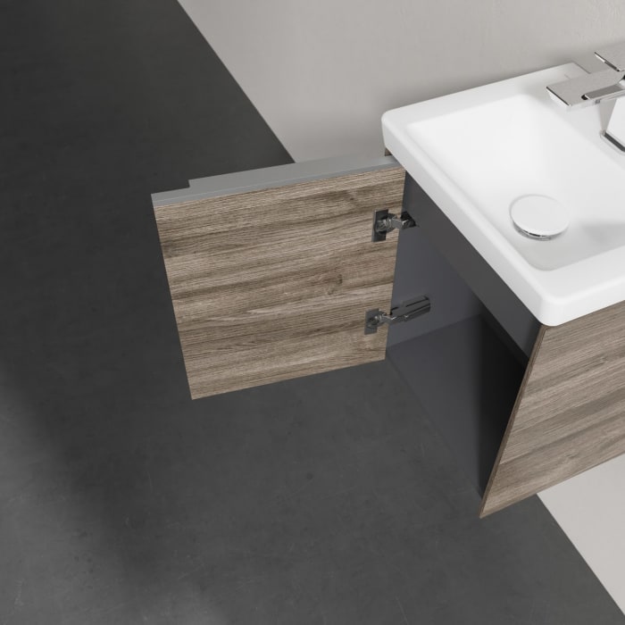 Villeroy & Boch Subway 3.0 Badmöbel-Set 37 cm, 1 Tür Anschlag links