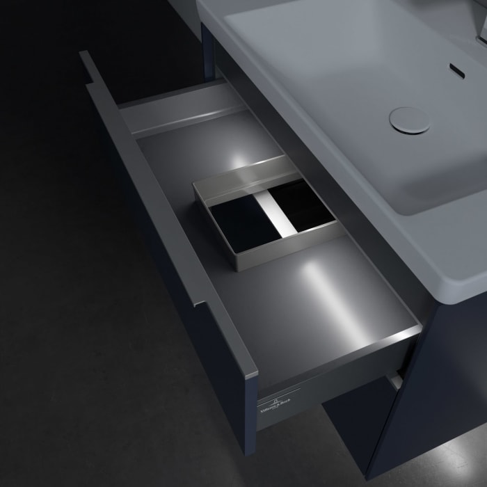 Villeroy & Boch Subway 3.0 Badmöbel-Set 80 cm mit Beleuchtung, 2 Auszüge