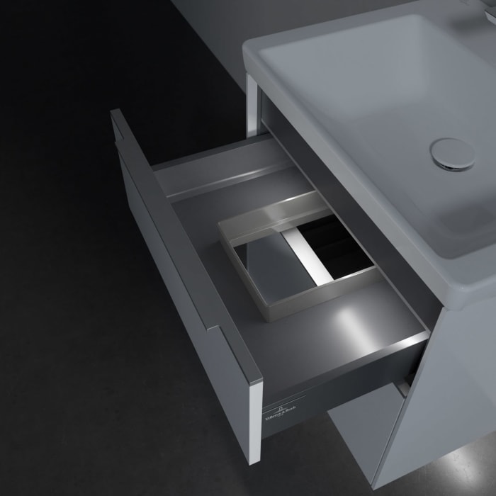 Villeroy & Boch Subway 3.0 Badmöbel-Set 60 cm mit Beleuchtung, 2 Auszüge