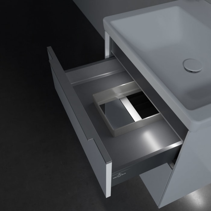 Villeroy & Boch Subway 3.0 Badmöbel-Set 60 cm mit Beleuchtung, 2 Auszüge