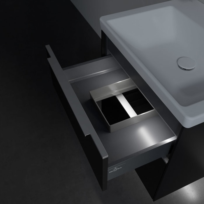 Villeroy & Boch Subway 3.0 Badmöbel-Set 60 cm mit Beleuchtung, 2 Auszüge