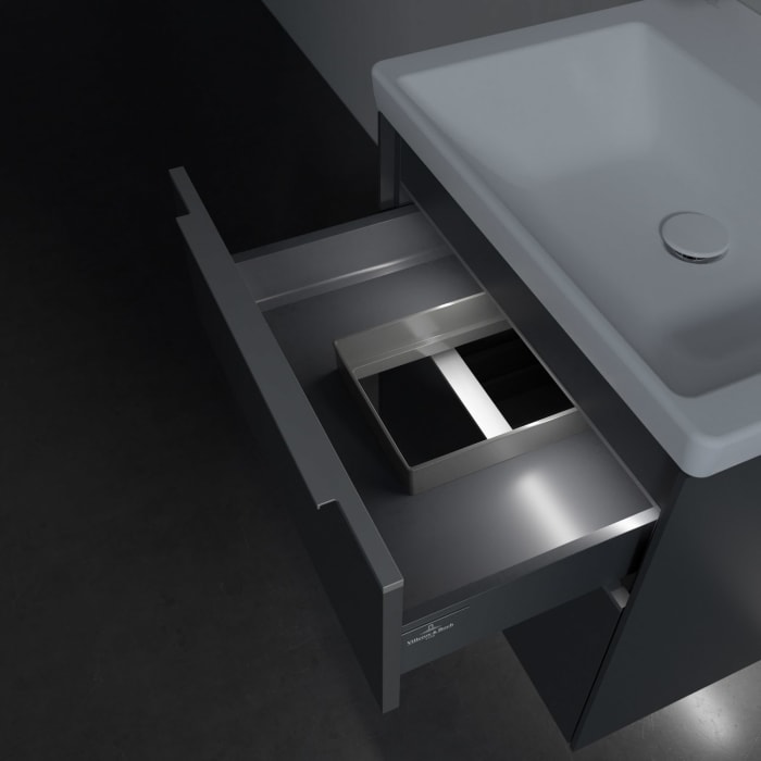 Villeroy & Boch Subway 3.0 Badmöbel-Set 60 cm mit Beleuchtung, 2 Auszüge