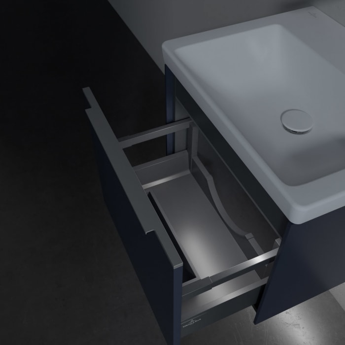 Villeroy & Boch Subway 3.0 Badmöbel-Set 55 cm mit Beleuchtung, 1 Auszug