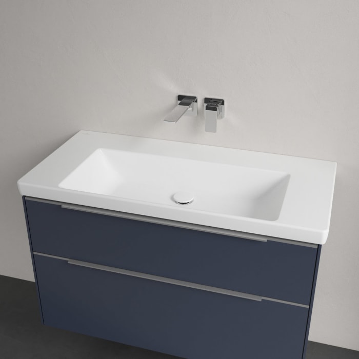 Villeroy & Boch Subway 3.0 Badmöbel-Set 100 cm mit Beleuchtung, 2 Auszüge