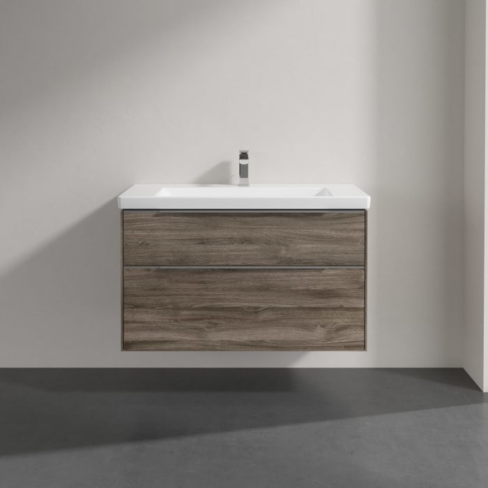 Villeroy & Boch Subway 3.0 Badmöbel-Set 100 cm, 2 Auszüge