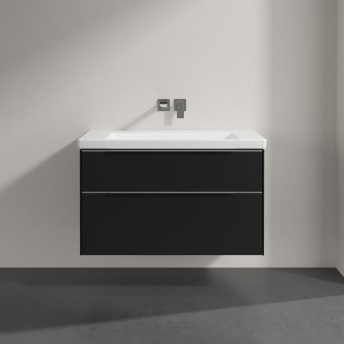 Villeroy & Boch Subway 3.0 Badmöbel-Set 100 cm mit Beleuchtung, 2 Auszüge