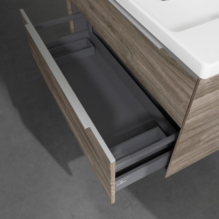 Villeroy & Boch Subway 3.0 Badmöbel-Set 100 cm, 2 Auszüge