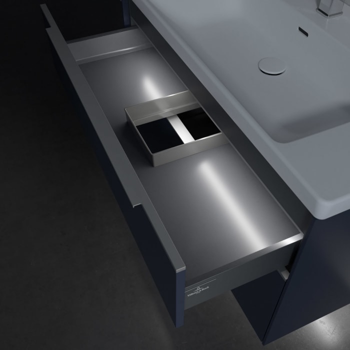 Villeroy & Boch Subway 3.0 Badmöbel-Set 100 cm mit Beleuchtung, 2 Auszüge