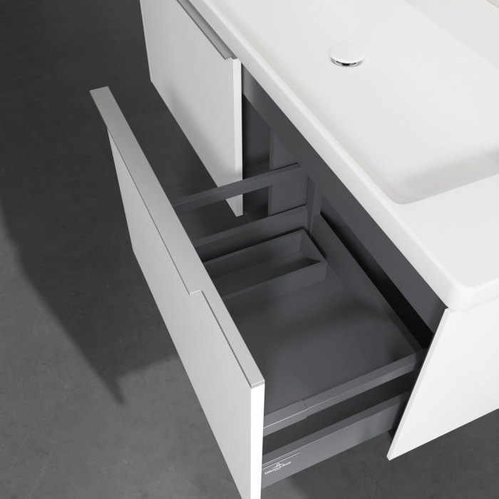 Villeroy & Boch Subway 3.0 Badmöbel-Set 130 cm, 2 Auszüge