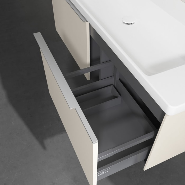 Villeroy & Boch Subway 3.0 Badmöbel-Set 130 cm, 2 Auszüge