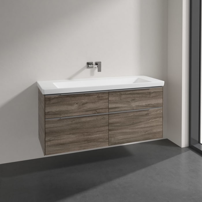 Villeroy & Boch Subway 3.0 Badmöbel-Set 130 cm, 4 Auszüge