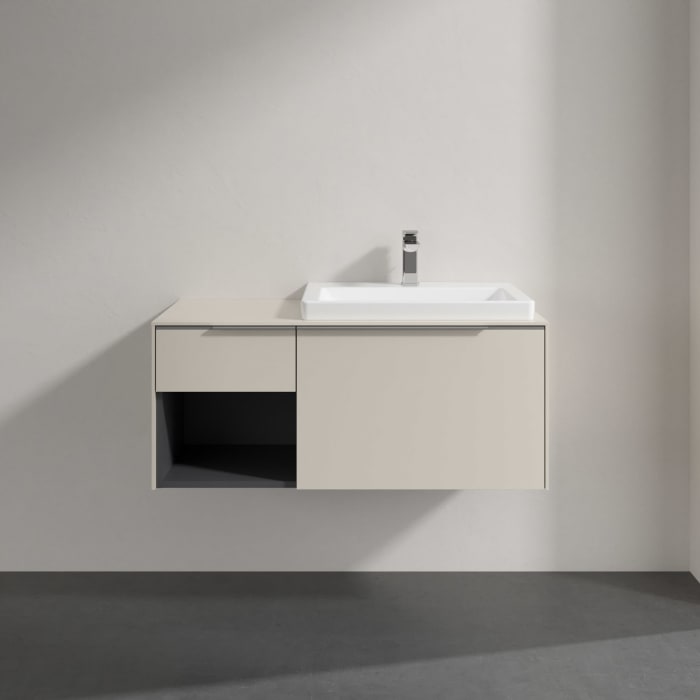 Villeroy & Boch Subway 3.0 Badmöbel-Set 100,1 cm, Waschbecken rechts