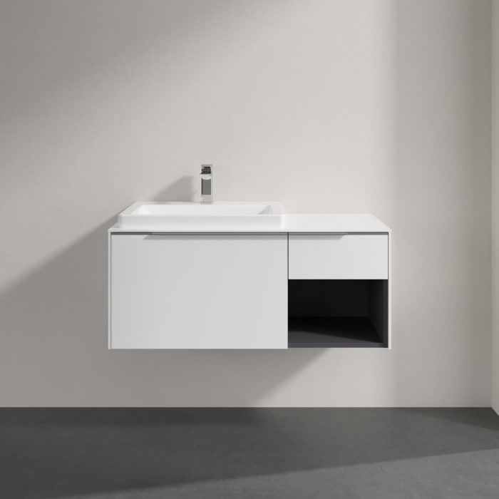 Villeroy & Boch Subway 3.0 Badmöbel-Set 100,1 cm, Waschbecken links