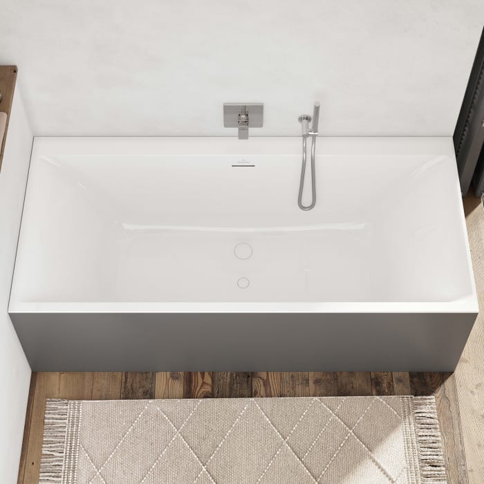 Villeroy & Boch Subway 3.0 Duo Badewanne 170 x 75 cm, mit SilentFlow