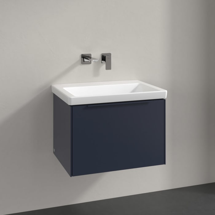 Villeroy & Boch Subway 3.0 Badmöbel-Set 65 cm, Griff in Möbelfarbe, 1 Auszug