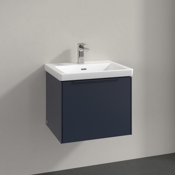 Villeroy & Boch Subway 3.0 Badmöbel-Set 55 cm, Griff in Möbelfarbe, 1 Auszug