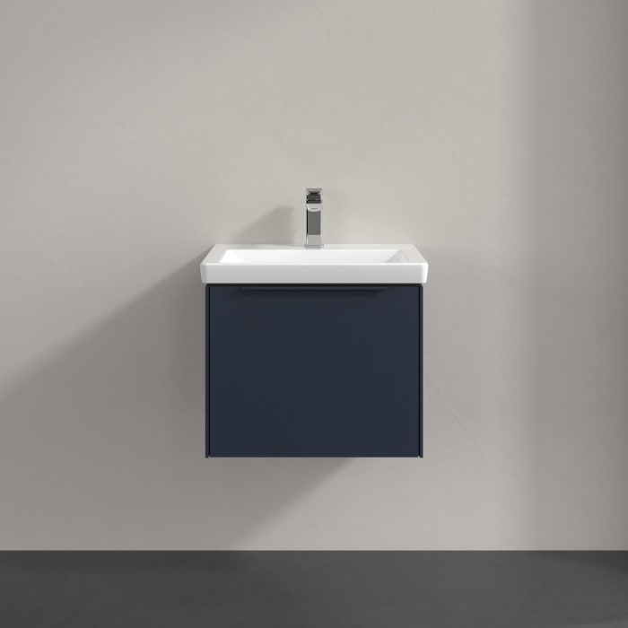 Villeroy & Boch Subway 3.0 Badmöbel-Set 55 cm, Griff in Möbelfarbe, 1 Auszug