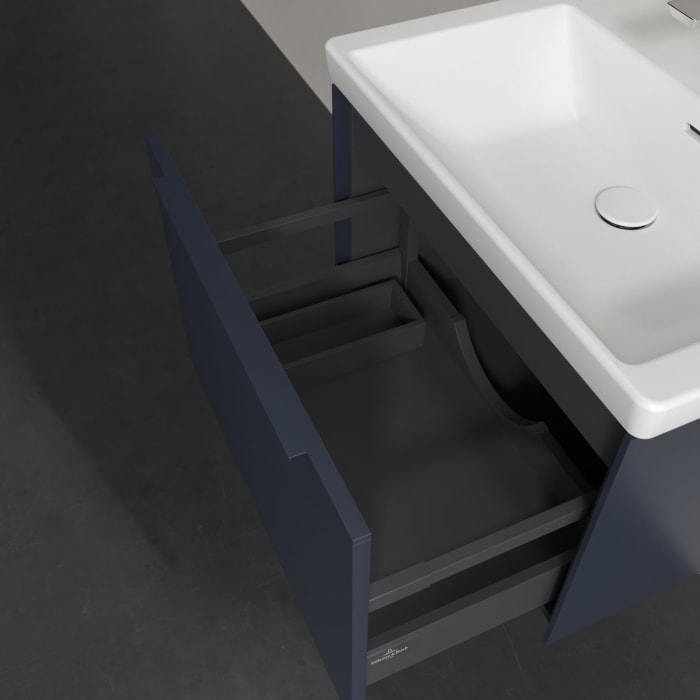 Villeroy & Boch Subway 3.0 Badmöbel-Set 65 cm, Griff in Möbelfarbe, 1 Auszug