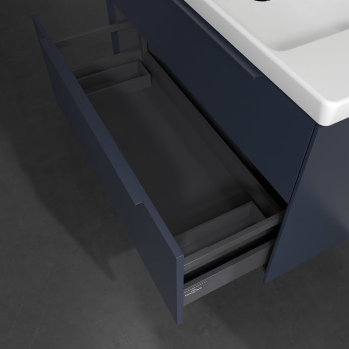 Villeroy & Boch Subway 3.0 Badmöbel-Set 100 cm, Griff in Möbelfarbe, 2 Auszüge