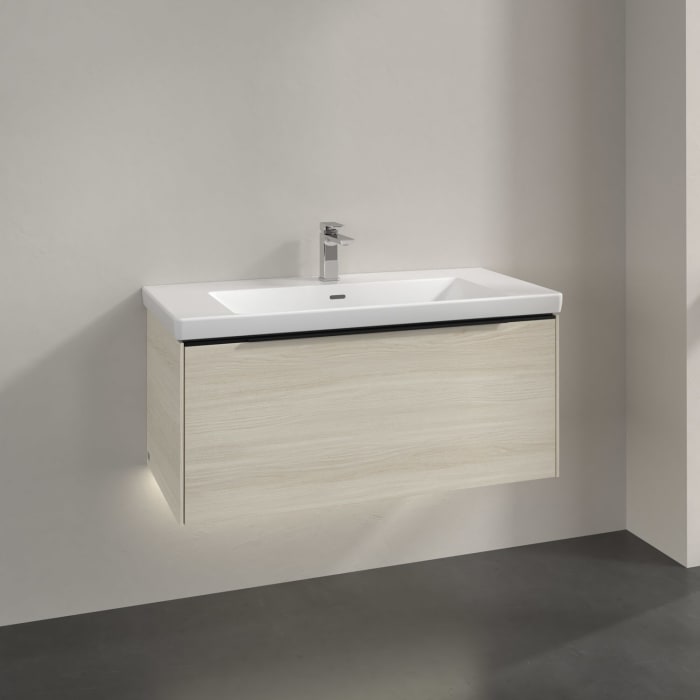 Villeroy & Boch Subway 3.0 Waschtischunterschrank 97,3 cm, 1 Auszug, mit LED-Beleuchtung