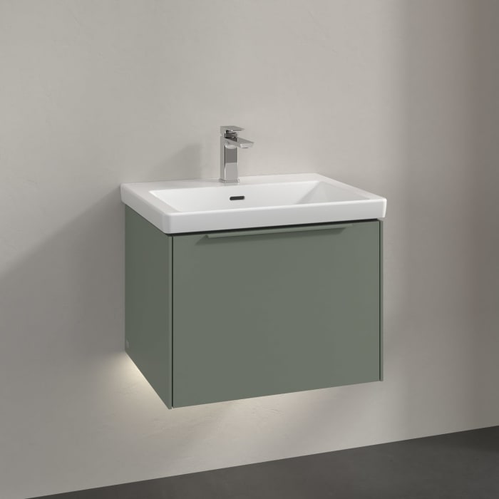 Villeroy & Boch Subway 3.0 Waschtischunterschrank 57,2 cm, 1 Auszug, mit LED-Beleuchtung