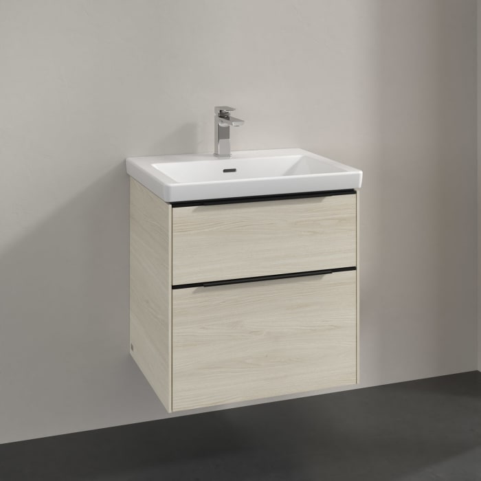 Villeroy & Boch Subway 3.0 Waschtischunterschrank 57,2 cm, 2 Auszüge, ohne LED-Beleuchtung