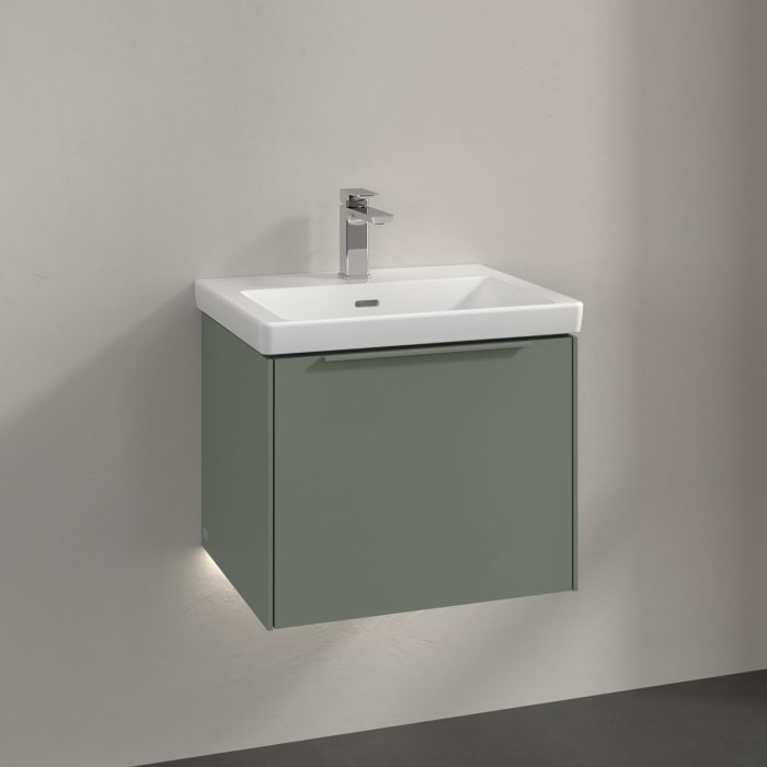 Villeroy & Boch Subway 3.0 Waschtischunterschrank 52,3 cm, 1 Auszug, mit LED-Beleuchtung