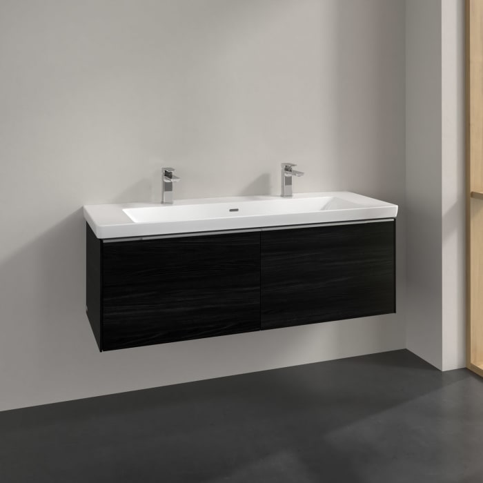 Villeroy & Boch Subway 3.0 Waschtischunterschrank 127,2 cm, 2 Auszüge, ohne LED-Beleuchtung