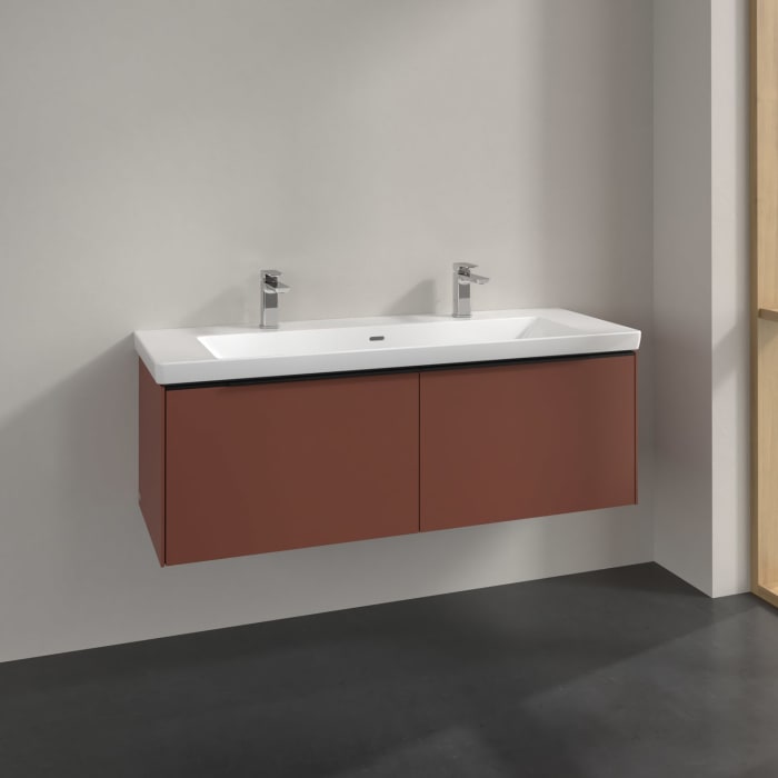 Villeroy & Boch Subway 3.0 Waschtischunterschrank 127,2 cm, 2 Auszüge, ohne LED-Beleuchtung