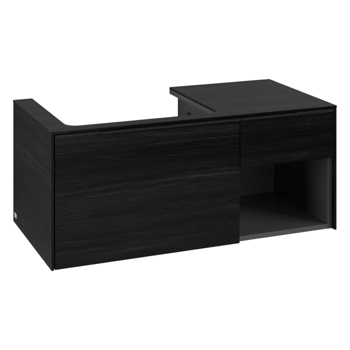 Villeroy & Boch Subway 3.0 Waschtischunterschrank 100,1 cm, 2 Auszüge und Regal rechts, ohne LED-Beleuchtung