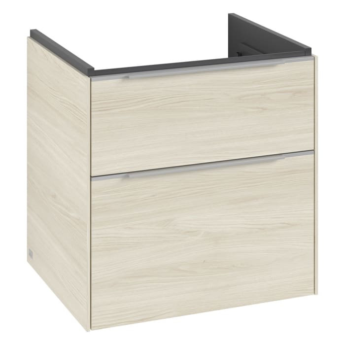 Villeroy & Boch Subway 3.0 Waschtischunterschrank 57,2 cm, 2 Auszüge, mit LED-Beleuchtung