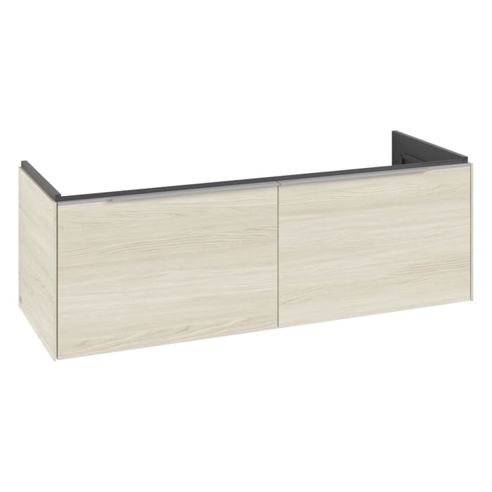 Villeroy & Boch Subway 3.0 Waschtischunterschrank 127,2 cm, 2 Auszüge, mit LED-Beleuchtung