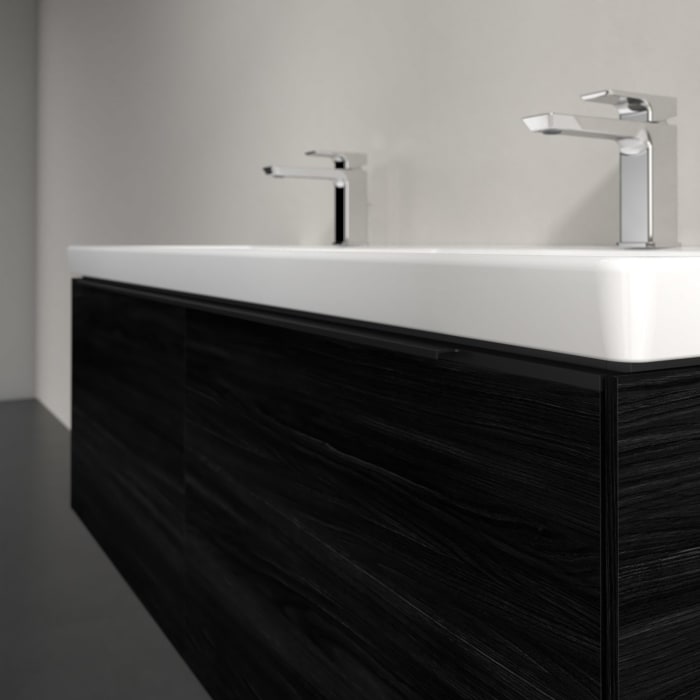 Villeroy & Boch Subway 3.0 Waschtischunterschrank 127,2 cm, 2 Auszüge, ohne LED-Beleuchtung, für Doppel-Waschtisch