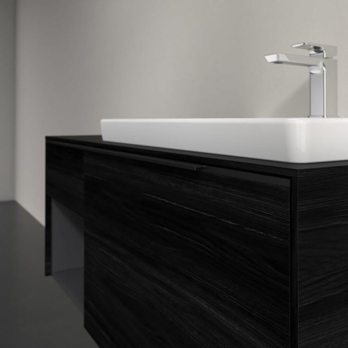 Villeroy & Boch Subway 3.0 Waschtischunterschrank 100,1 cm, 2 Auszüge und Regal links, ohne LED-Beleuchtung