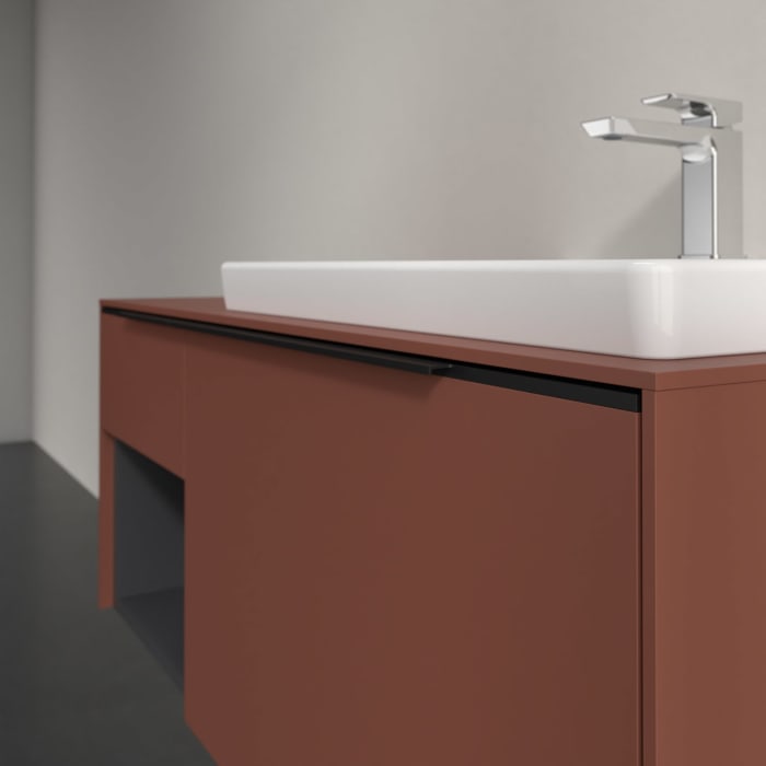 Villeroy & Boch Subway 3.0 Waschtischunterschrank 100,1 cm, 2 Auszüge und Regal links, ohne LED-Beleuchtung