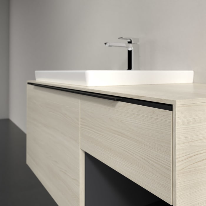 Villeroy & Boch Subway 3.0 Waschtischunterschrank 100,1 cm, 2 Auszüge und Regal rechts, ohne LED-Beleuchtung