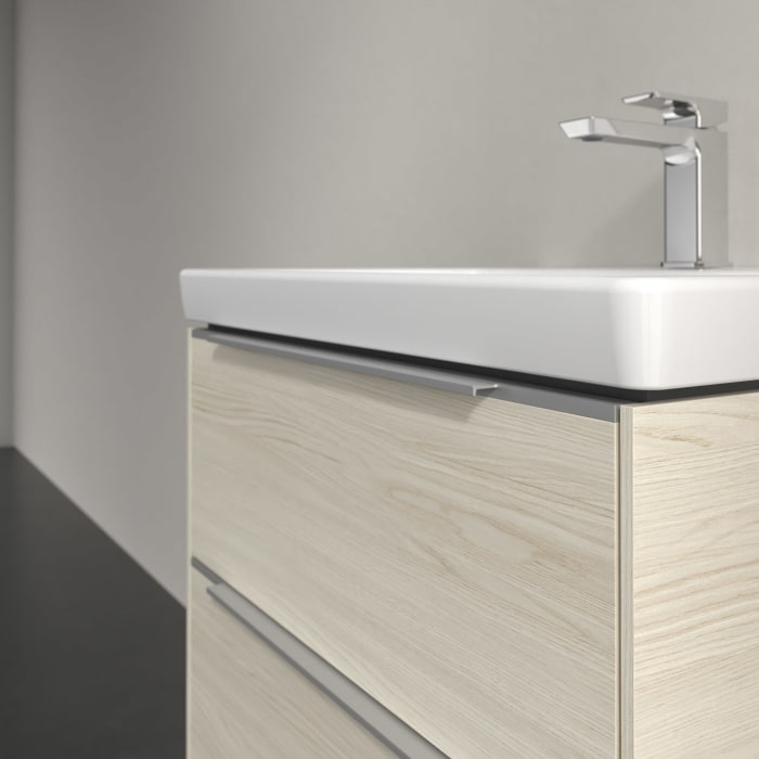 Villeroy & Boch Subway 3.0 Waschtischunterschrank 57,2 cm, 2 Auszüge, mit LED-Beleuchtung