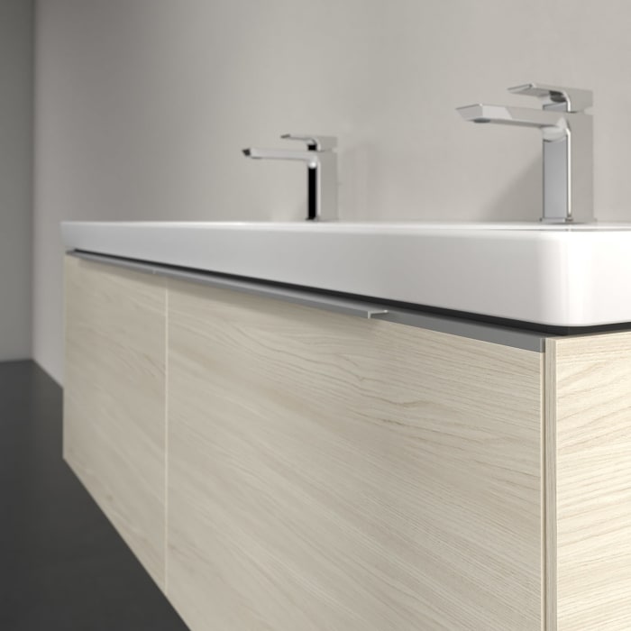 Villeroy & Boch Subway 3.0 Waschtischunterschrank 127,2 cm, 2 Auszüge, ohne LED-Beleuchtung