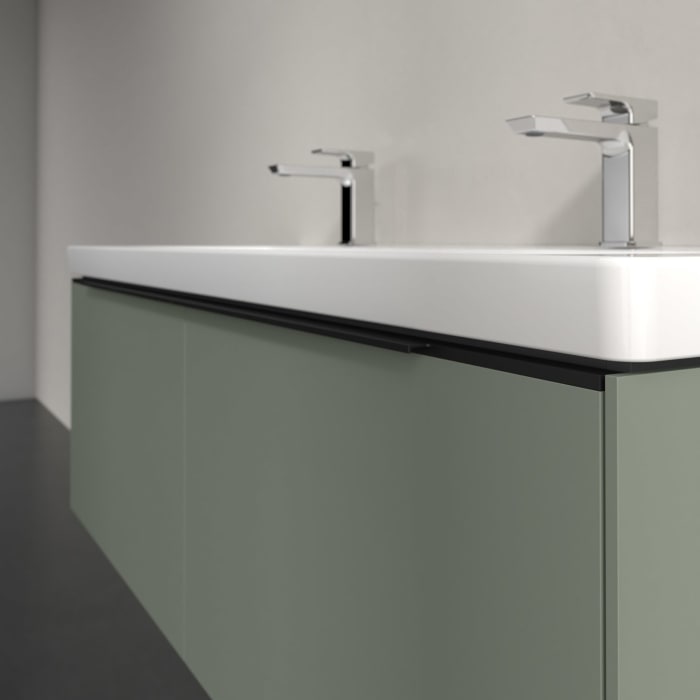 Villeroy & Boch Subway 3.0 Waschtischunterschrank 127,2 cm, 2 Auszüge, mit LED-Beleuchtung