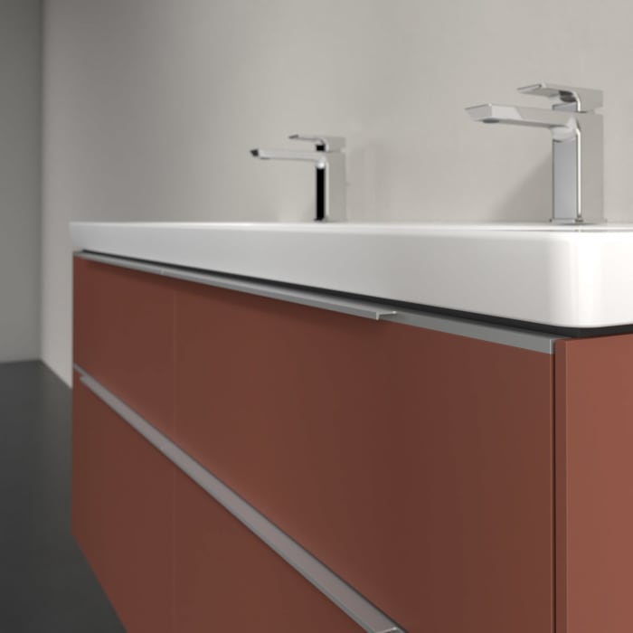 Villeroy & Boch Subway 3.0 Waschtischunterschrank 127,2 cm, 4 Auszüge, mit LED-Beleuchtung