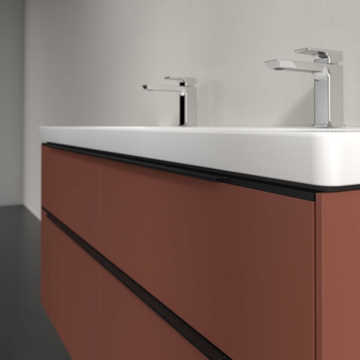 Villeroy & Boch Subway 3.0 Waschtischunterschrank 127,2 cm, 4 Auszüge, mit LED-Beleuchtung