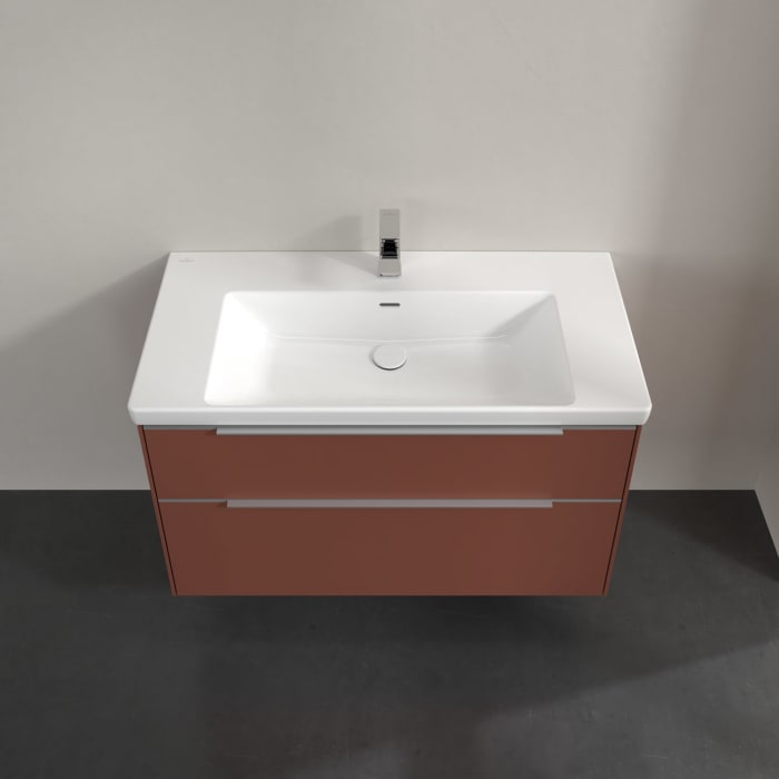 Villeroy & Boch Subway 3.0 Waschtischunterschrank 97,3 cm, 2 Auszüge, ohne LED-Beleuchtung