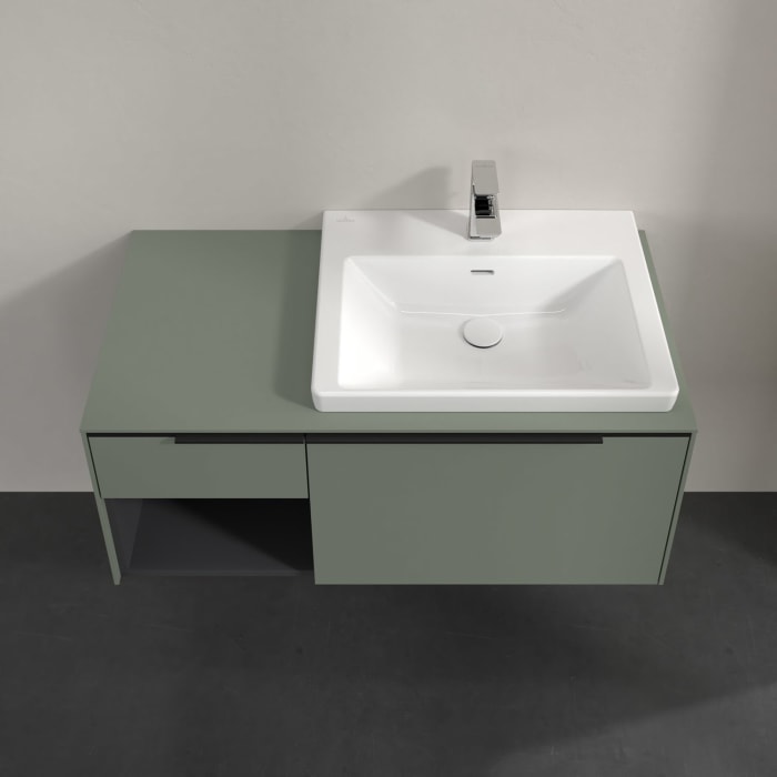 Villeroy & Boch Subway 3.0 Waschtischunterschrank 100,1 cm, 2 Auszüge und Regal links, ohne LED-Beleuchtung