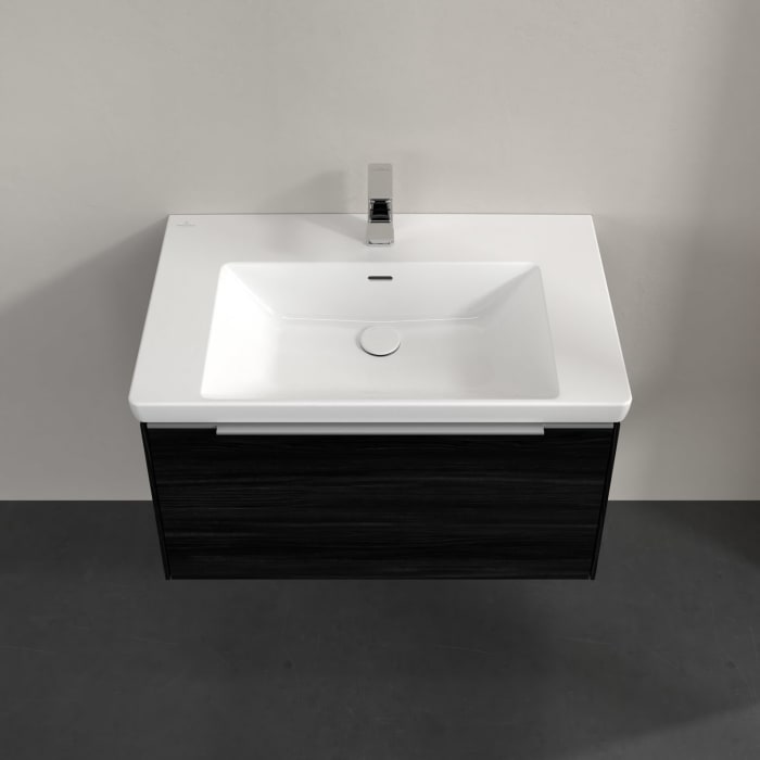 Villeroy & Boch Subway 3.0 Waschtischunterschrank 77,2 cm, 1 Auszug, mit LED-Beleuchtung