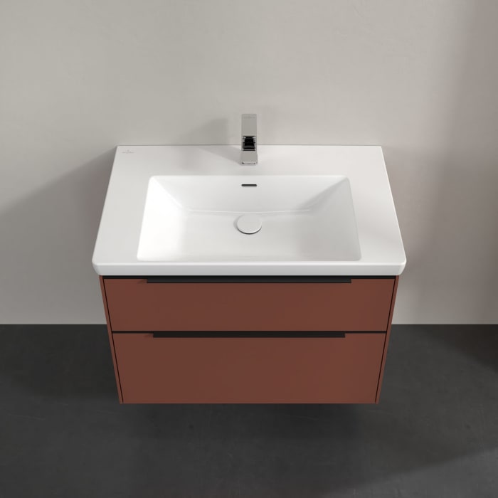 Villeroy & Boch Subway 3.0 Waschtischunterschrank 77,2 cm, 2 Auszüge, mit LED-Beleuchtung