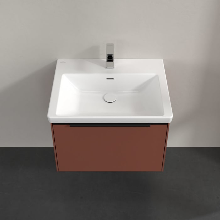 Villeroy & Boch Subway 3.0 Waschtischunterschrank 62,2 cm, 1 Auszug, mit LED-Beleuchtung