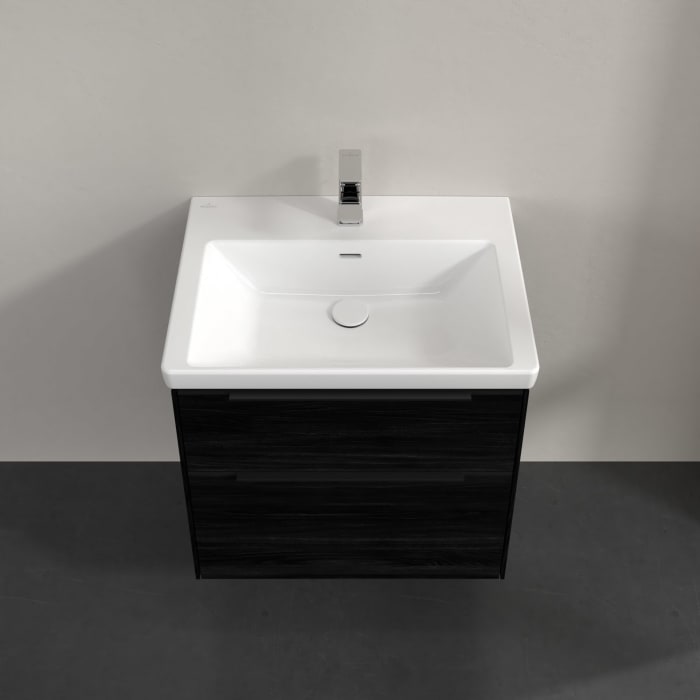 Villeroy & Boch Subway 3.0 Waschtischunterschrank 62,2 cm, 2 Auszüge, mit LED-Beleuchtung