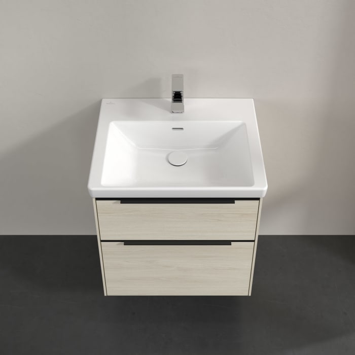 Villeroy & Boch Subway 3.0 Waschtischunterschrank 57,2 cm, 2 Auszüge, ohne LED-Beleuchtung